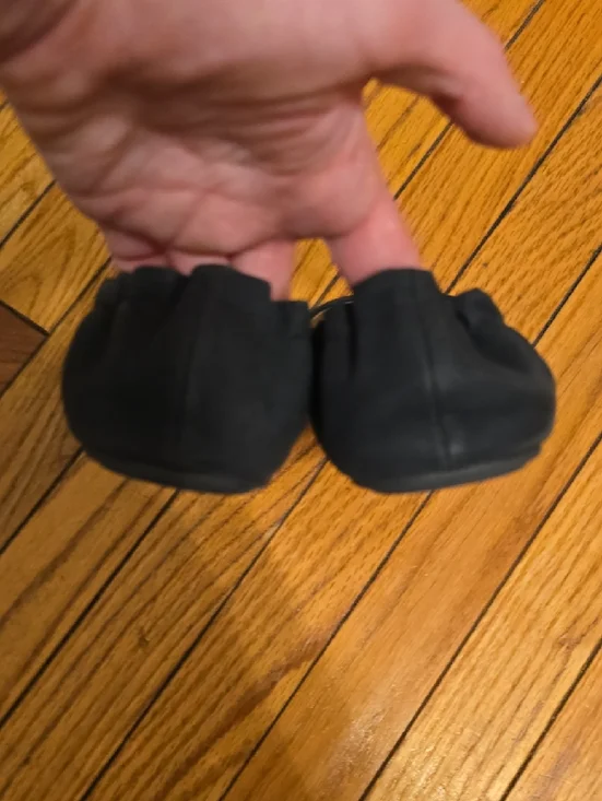 Toms Black Slip-On Ballet Flats - Picture 6 of 6